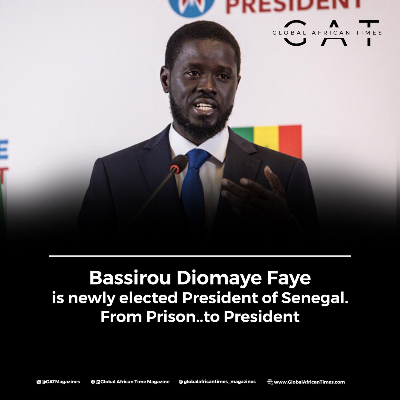 Bassirou Diomaye Faye Wins Presidential Elections In Senegal To Become