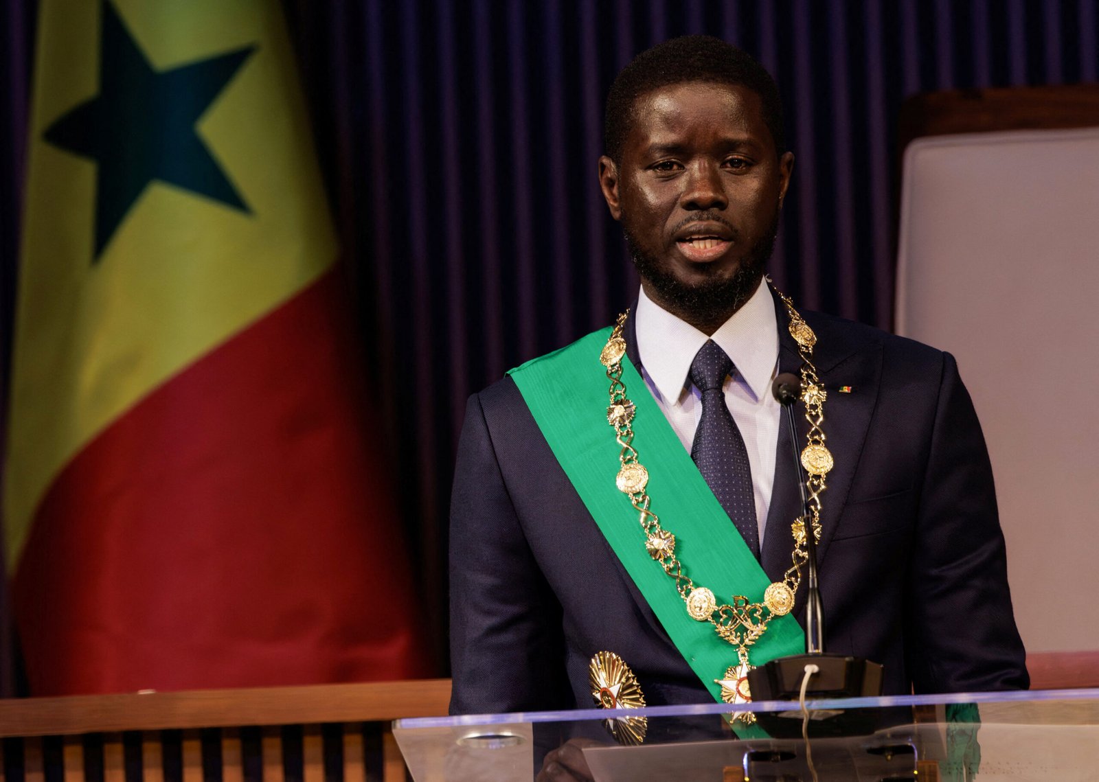 Senegal swears in new president His Excellency Bassirou Diomaye Faye